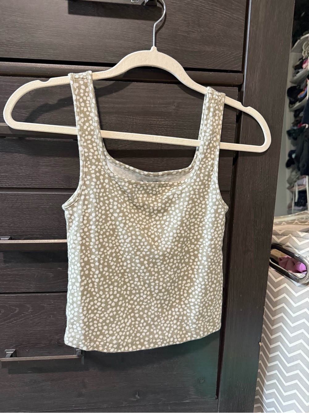 Square neck tank top